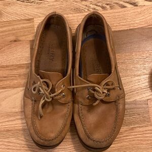 Sperry Men's Brown Leather Boat Shoes